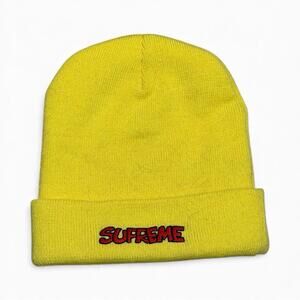 Supreme x Smurfs Yellow Beanie O/S — Never Worn
